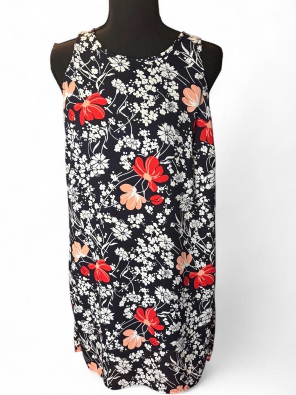 Dalia Sleeveless Dress with Floral Print Size 4